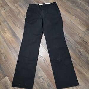 Big Mac Black Straight Pants Size 36x36 No Pleats Business Casual